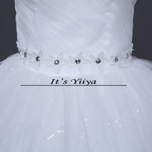 Load image into Gallery viewer, Free shipping wedding dresses 2015 white plus size lace up cheap China wedding gowns white bridal dress Vestidos De Novia HS157
