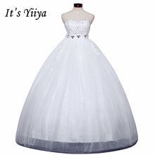 Load image into Gallery viewer, Free shipping 2015 new princess wedding gowns lace pregnancy wedding dress fashion bride price under 50 Vestidos De Novia HS128
