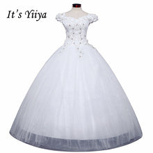 Load image into Gallery viewer, Free shipping New 2016 Wedding Dresses Sexy Lace White Wedding Ball Gowns Wedding Frocks Wedding Dress Vestidos De Novia H82
