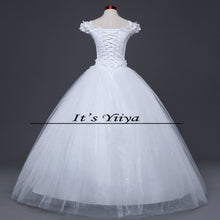 Load image into Gallery viewer, Free shipping New 2016 Wedding Dresses Sexy Lace White Wedding Ball Gowns Wedding Frocks Wedding Dress Vestidos De Novia H82
