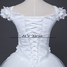 Load image into Gallery viewer, Free shipping New 2016 Wedding Dresses Sexy Lace White Wedding Ball Gowns Wedding Frocks Wedding Dress Vestidos De Novia H82
