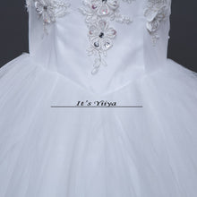 Load image into Gallery viewer, Free shipping 2015 new fashionable lace up cheap Vestidos De Novia white princess wedding dresses remantic wedding gown Y306
