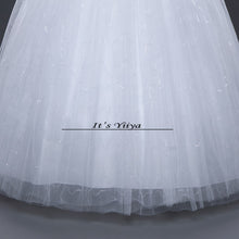 Load image into Gallery viewer, Free shipping New 2016 Half Sleeves Wedding Dresses Sexy Lace red White Wedding Ball Gowns Wedding Frocks Vestidos De Novia H79
