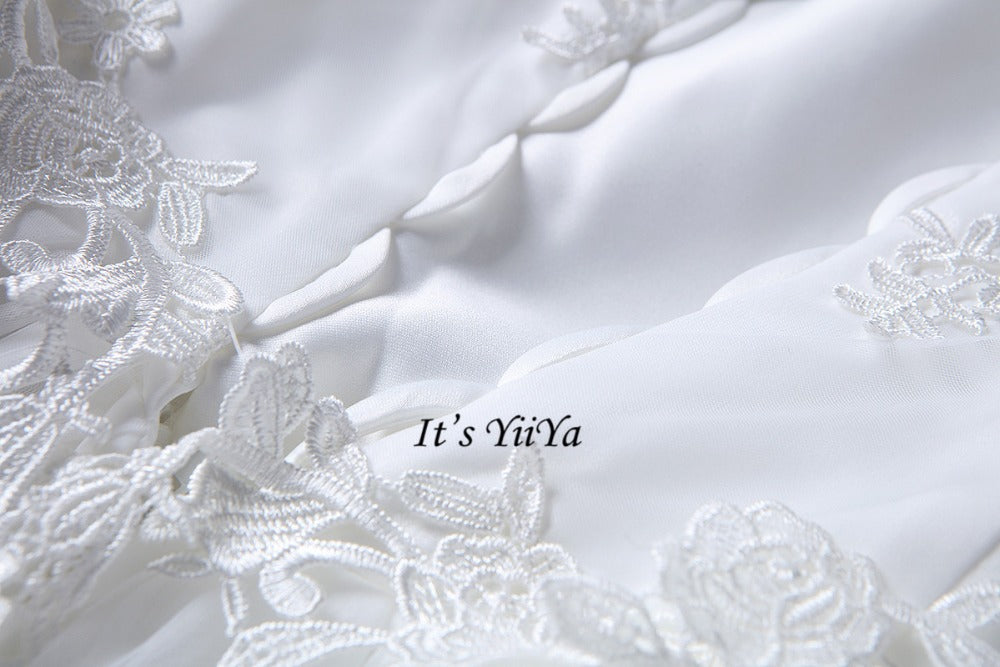 2017 Free shipping New Arrival Sleeveless Wedding Dresses Long Train Gowns Frocks dress Strapless Vestidos De Novia IY018