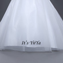 Load image into Gallery viewer, Free shipping Korean Style Train dresses off White Wedding dress Full sleeve high-neck Vestidos De Novia Classic Frock IY003
