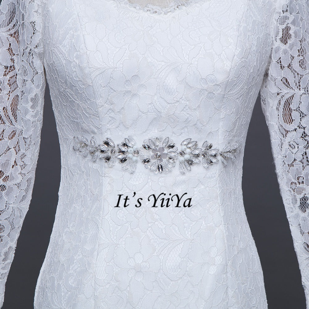 Free Shipping Wedding dresses  V-neck Vestidos De Novia Off white dress Bridal Ball gowns Long train Long sleeve Frock IY038