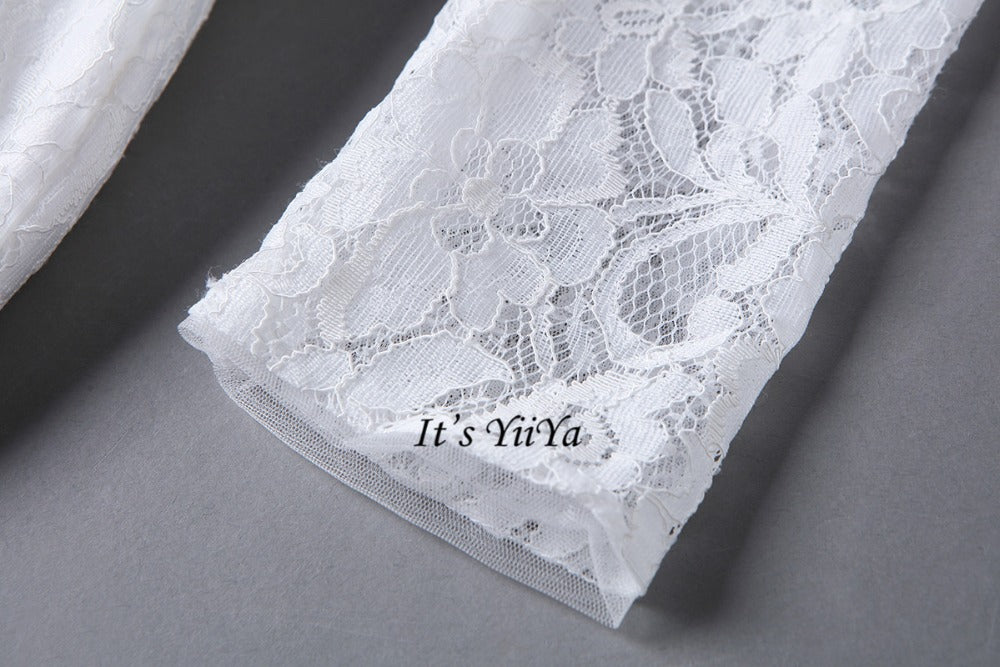 Free Shipping Wedding dresses  V-neck Vestidos De Novia Off white dress Bridal Ball gowns Long train Long sleeve Frock IY038