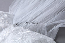 Load image into Gallery viewer, Free shipping 2016 new quality white Boat Neck Mermaid Trailing Vestidos De Novia Train Wedding Gowns Lace up Bride Frocks D95
