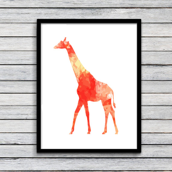 Vintage Giraffe Canvas Art Print Painting Poster, Wall Pictures For Home Decoration wall art decor,FA240