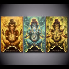 Load image into Gallery viewer, HD printed 3 piece canvas art whispers of lord ganesha painting wall pictures for living room modern free shipping CU-2215D
