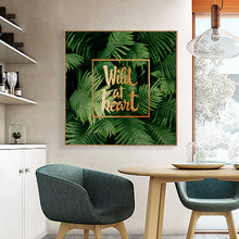 Load image into Gallery viewer, Posters And Prints Nordic Decoration Green Plant Wall Pictures For Living Room Cuadros Wall Art Canvas Painting No Poster Frame
