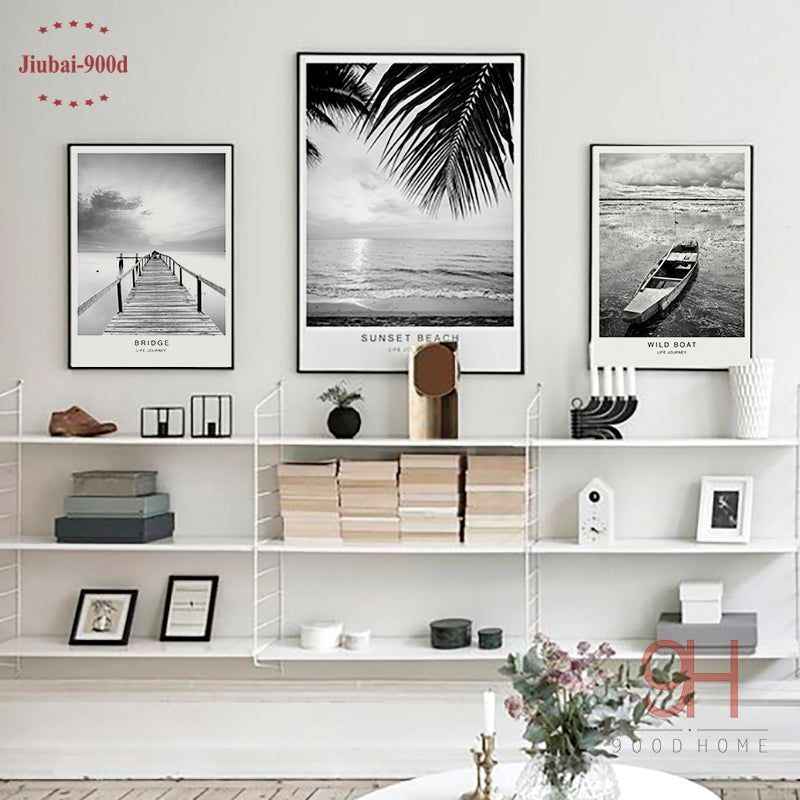 900D Posters And Prints Wall Art Canvas Painting Wall Pictures For Living Room Nordic Landscape Picture Decoration NOR022