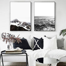 Load image into Gallery viewer, Posters And Prints Cuadros Mountain Sea Landscape Wall Pictures For Living Room Wall Art Canvas Painting Nordic Poster Unframed
