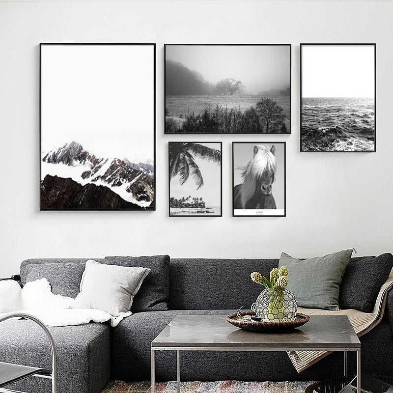 Posters And Prints Cuadros Mountain Sea Landscape Wall Pictures For Living Room Wall Art Canvas Painting Nordic Poster Unframed