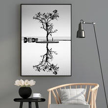 Load image into Gallery viewer, Posters And Prints Tree In Water Landscape Wall Pictures For Living Room Picture Wall Art Canvas Painting Nordic Poster Unframed
