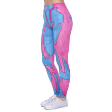 Load image into Gallery viewer, Women Legging Pink Wrestler Printing Leggings Fashion High Waist
