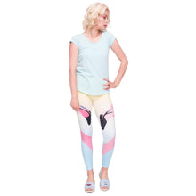 Load image into Gallery viewer, Women Legging Two Flamingo Printing Leggings Slim Cozy High Waist Woman Pants
