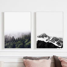 Load image into Gallery viewer, Wall Art Canvas Painting Landscape Mountain Picture Posters And Prints  Wall Pictures For Living Room Nordic Poster Unframed
