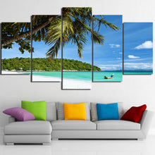 Load image into Gallery viewer, HD Printed 5 Piece Canvas Art Tropical Island Painting Modular Wall Pictures for Living Room Home Decor Free Shipping CU-2342B
