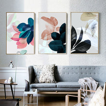 Load image into Gallery viewer, Nordic Art Paintings Wall Pictures For Living Room Posters Plants Leaves Wall Art Canvas Painting Posters And Prints Unframed
