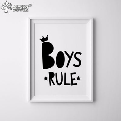 Posters And Prints Nordic Style Poster Canvas Painting Wall Art Kid Cartoon Canvas Prints Wall Pictures For Living Room Unframed
