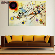 Load image into Gallery viewer, DPARTISAN WASSILY KANDINSKY Composition no8 1923  Wall Painting picture leaf Home Decorative Art Picture Paint on Canvas Prints
