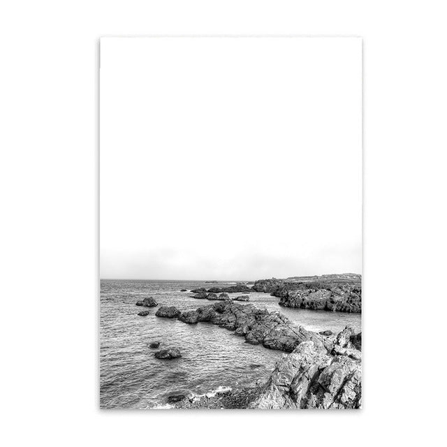 900d Nordic Landscape Canvas Art Print Painting Poster, Forest Wall Pictures For Home Decoration, Wall Decor BW005