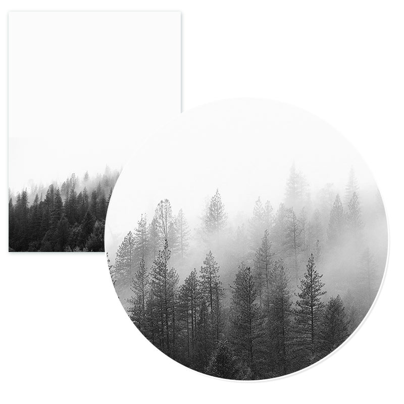 900D Nordic Forest Posters And Prints Wall Pictures For Living Room Wall Art Decoration YM006