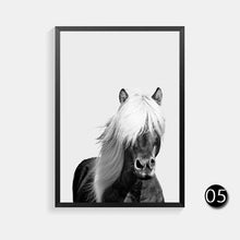Load image into Gallery viewer, Nordic Decoration Nature And Horse Posters And Prints Wall Art Canvas Painting Wall Pictures For Living Room No Poster Frame

