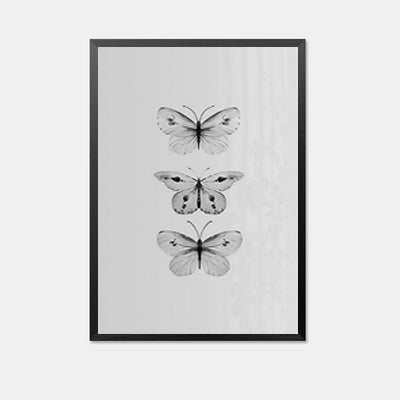 Posters And Prints Nordic Poster Wall Pictures For Living Room Canvas Art Butterfly Girl Wall Art Canvas Painting Unframed