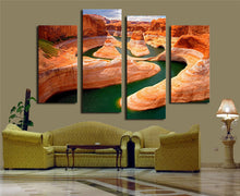 Load image into Gallery viewer, Grand Canyon National Park 4 Panels Wall Art Canvas Paintings Wall Decorations for Home Artwork Giclee Wall Artwork Home Decor
