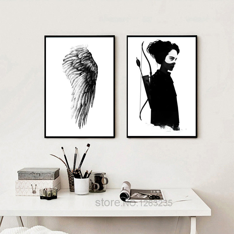 Hunter Art Print Poster Posters And Prints Wall Art Canvas Painting Nordic Decoration Cuadros Wall Pictures For Living Room