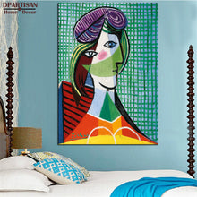 Load image into Gallery viewer, DPARTISAN Cubism Art Estate Signed Numbered Te te de Femme P13 Giclee wall Art Abstract Canvas Prints No frame wall painting
