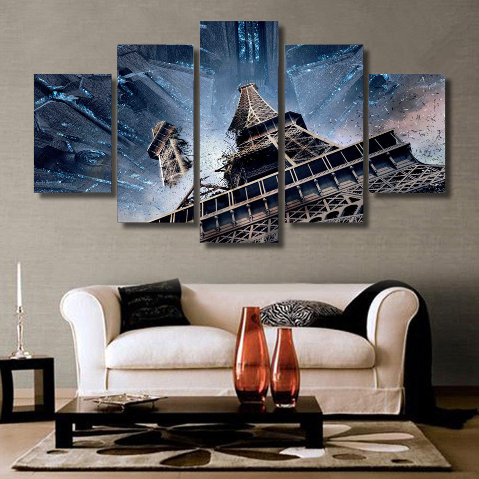 HD Printed resurgence eiffel paris Painting Canvas Print room decor print poster picture canvas Free shipping/ny-4914