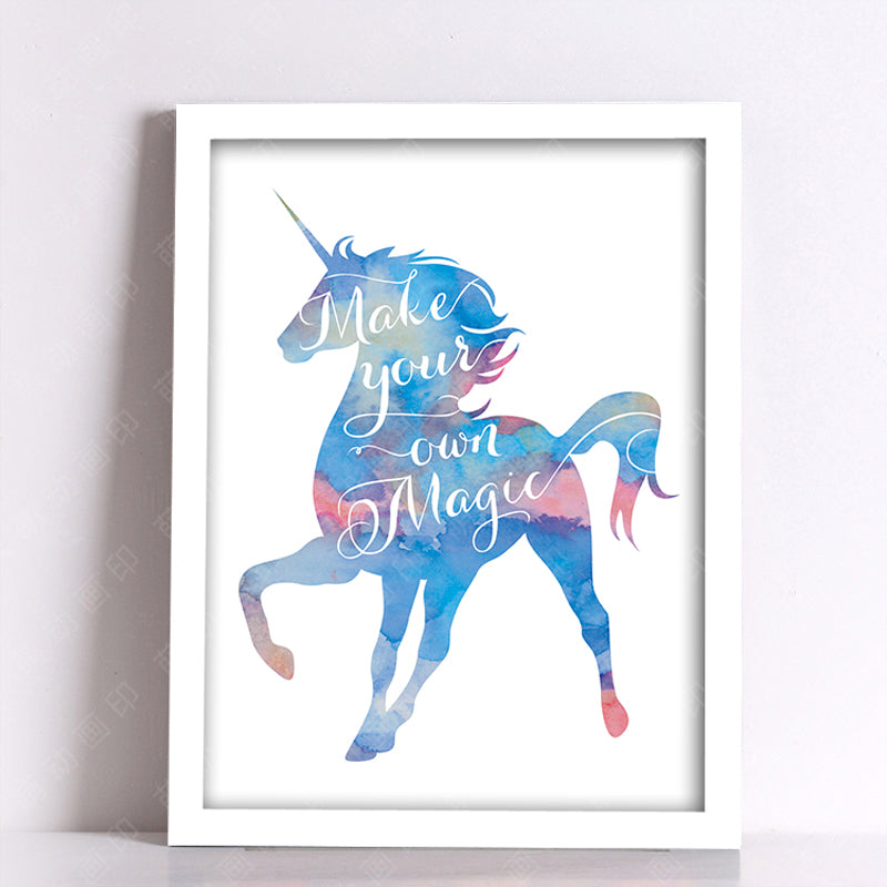 Cuadros Nordic Poster Wall Pictures For Living Room Unicorn Posters And Wall Art Kids Room Animal Canvas Art Poster Unframed