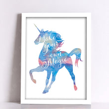 Load image into Gallery viewer, Cuadros Nordic Poster Wall Pictures For Living Room Unicorn Posters And Wall Art Kids Room Animal Canvas Art Poster Unframed
