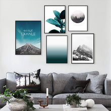 Load image into Gallery viewer, Landscape Mountain Nordic Poster Canvas Pictures For Living Room Wall Art Canvas Painting Posters And Prints Cuadros Unframed
