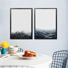 Load image into Gallery viewer, Inhale Exhale Wall Picture Decor Painting Canvas Print Poster,  Forest Sea Scenery Nature Wall Pictures For Home Decor YT0059
