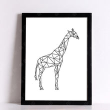 Load image into Gallery viewer, Geometric Deer Animal Posters And Prints Wall Art Canvas Prints Cuadros Wall Pictures For Living Room Canvas Painting Unframed
