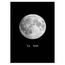Load image into Gallery viewer, Modern The Moon Canvas Painting Black White Posters Prints Nordic Wall Art Pictures for Living Room Home Decor Drop Shipping
