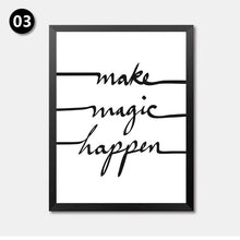 Load image into Gallery viewer, Be Happe Quote Canvas Art Print Poster, Wall Picture for Home Decoration, Life Is Beautiful Letters Art Wall Print HD2193
