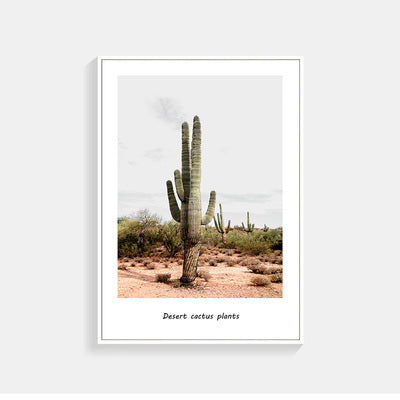Cactus Landscape Travel Posters And Prints Nordic Poster Art Print Canvas Art For Living Room Wall Art Canvas Painting Unframed