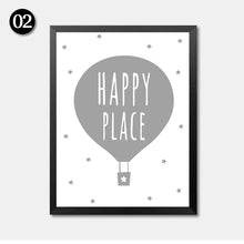 Load image into Gallery viewer, Nordic Art Cartoon Poster Minimalist Canvas Painting Motivational My Baby Quotes Wall Picture Modern Children Room Decor HD2251
