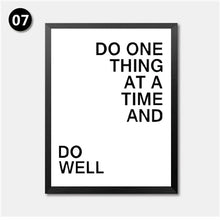 Load image into Gallery viewer, Love more worry less Modern Quotes Canvas Prints Poster For Children bedroom Spray Printings Poster Canvas Art Painting YT0076
