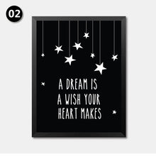 Load image into Gallery viewer, Dream Series Canvas Art Print Poster, Wall Picture for Decoration, English Words Hot Balloon Quote Print Art Wall Poster HD2203
