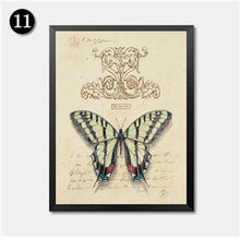 Load image into Gallery viewer, Butterflies Painting Print Canvas Painting Animals Plant Wall Picture Modern Poster Room Decor HD2271
