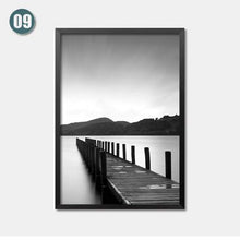 Load image into Gallery viewer, modern black white scenery wall painting posters and prints home decor wall picture canvas painting FG0036
