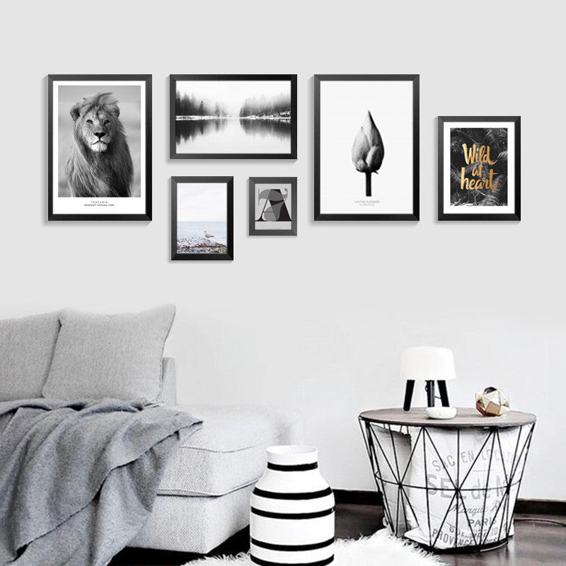 Wall Art Poster Decor Painting Cuadros Decoracion Canvas Art Print Poster, Scenery Wall PicturesFor Living Room FG0104
