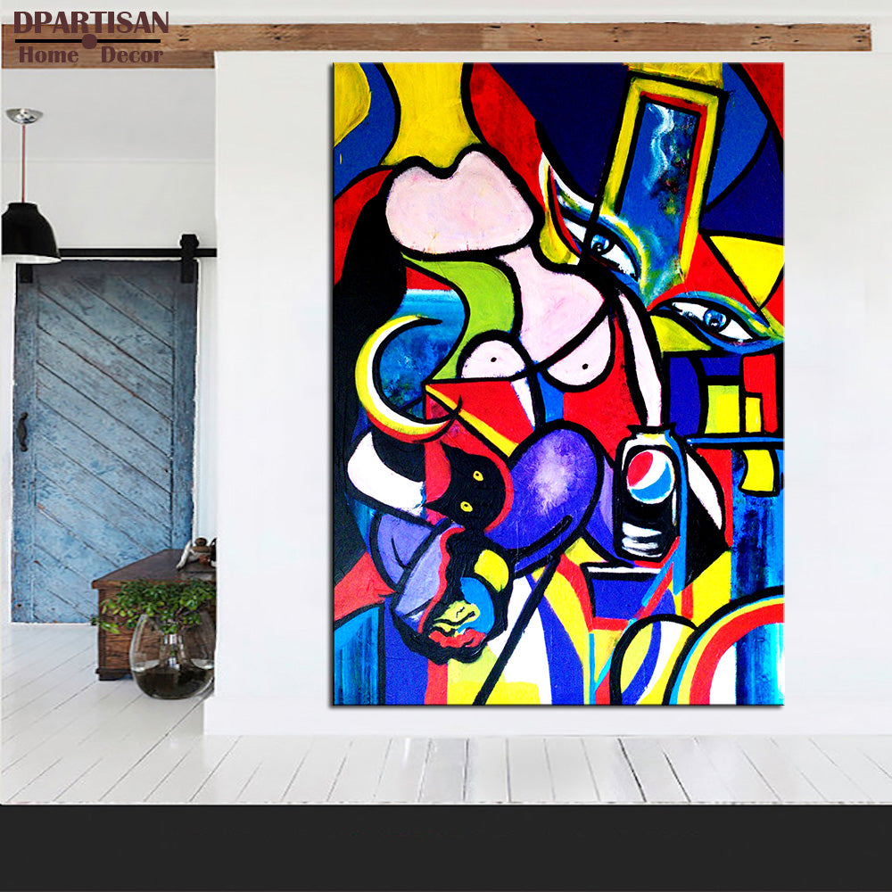free shipment Cubism Art MARIE THERESE WALTER Estate Signed & Numbered Small Giclee P7 Giclee wall Art Abstract Canvas Prints