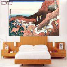 Load image into Gallery viewer, DPARTISAN Katsushika Hokusai climbing on fuji Giclee wall Art  Canvas Prints No frame wall painting wall picture living room art
